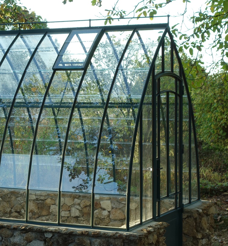 la serre Adèle, détail du toit
