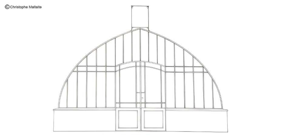 Grande serre de jardin